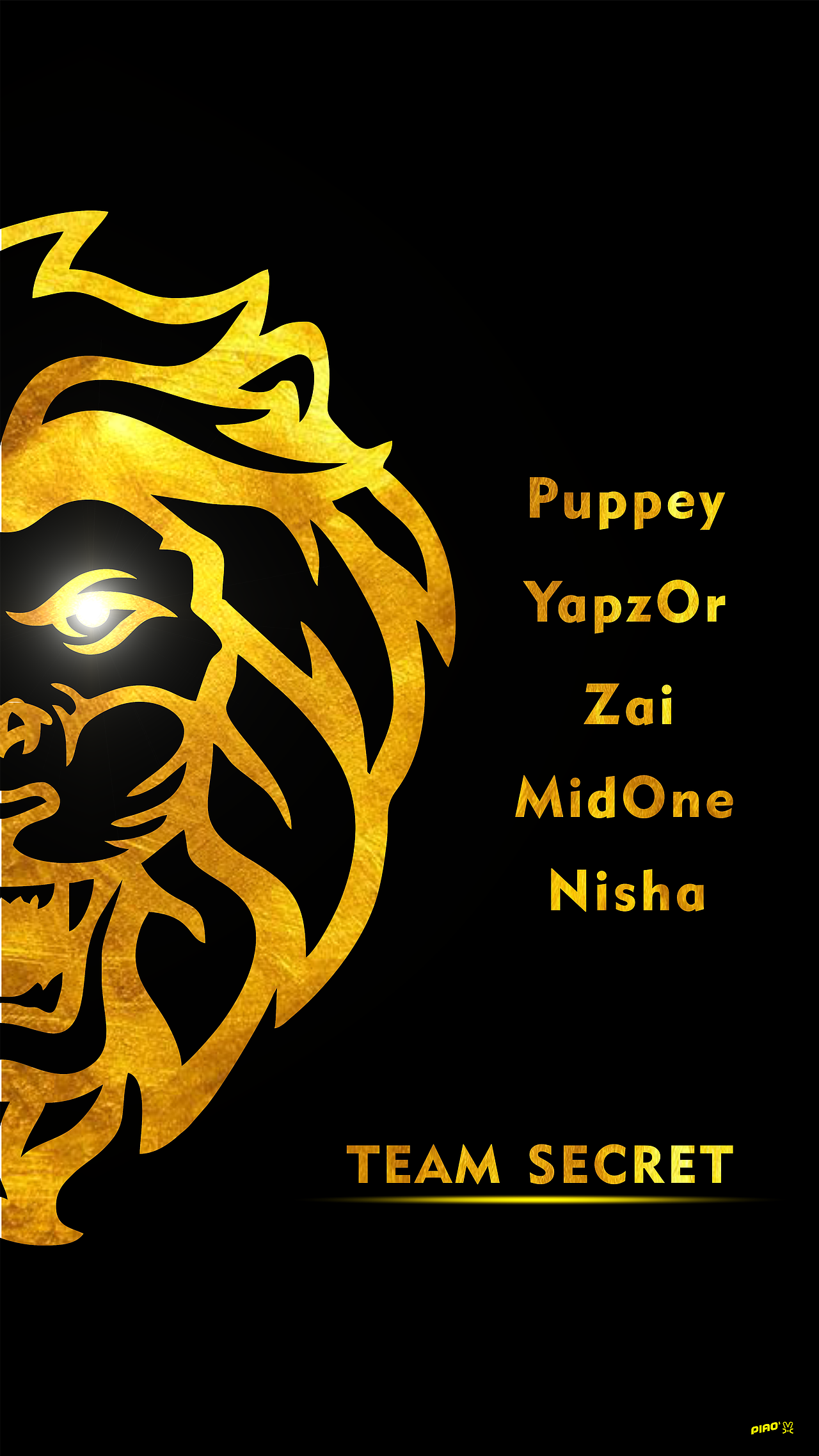 ti9 dota2战队 极简壁纸_xiumuqiao-站酷zcool