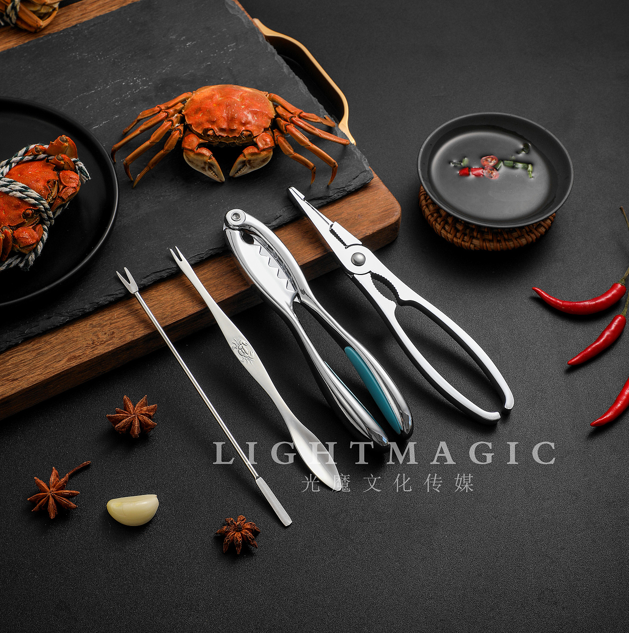 电商摄影|螃蟹夹