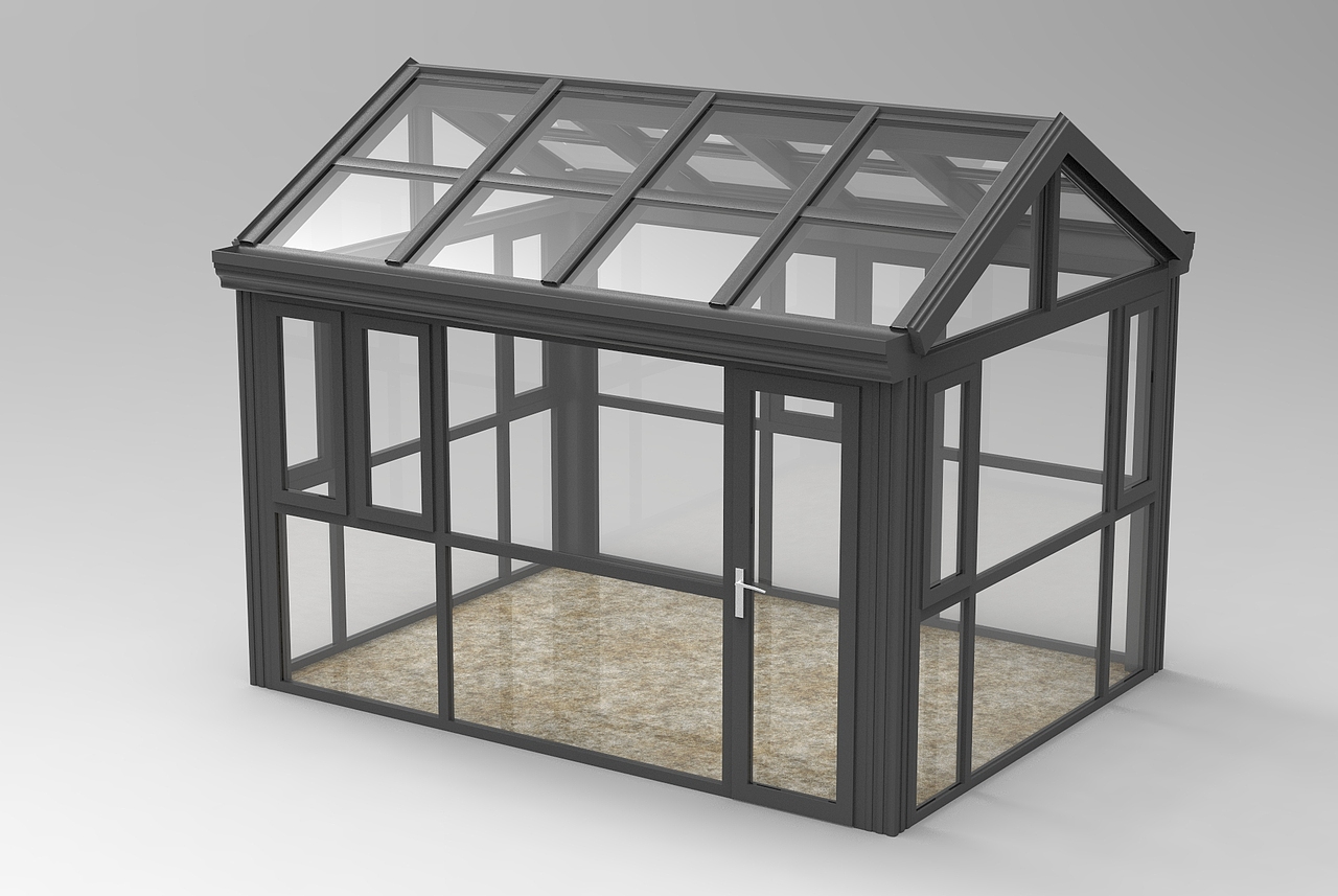 阳光房造型示意图