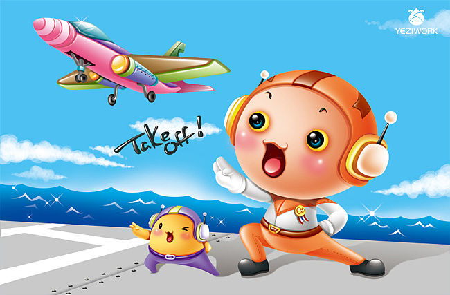 WOO走起（图ZODkyNTg5Ng==） - 儿童插画 - 站酷设计师捡了只喵原创素材 - 站酷ZCOOL