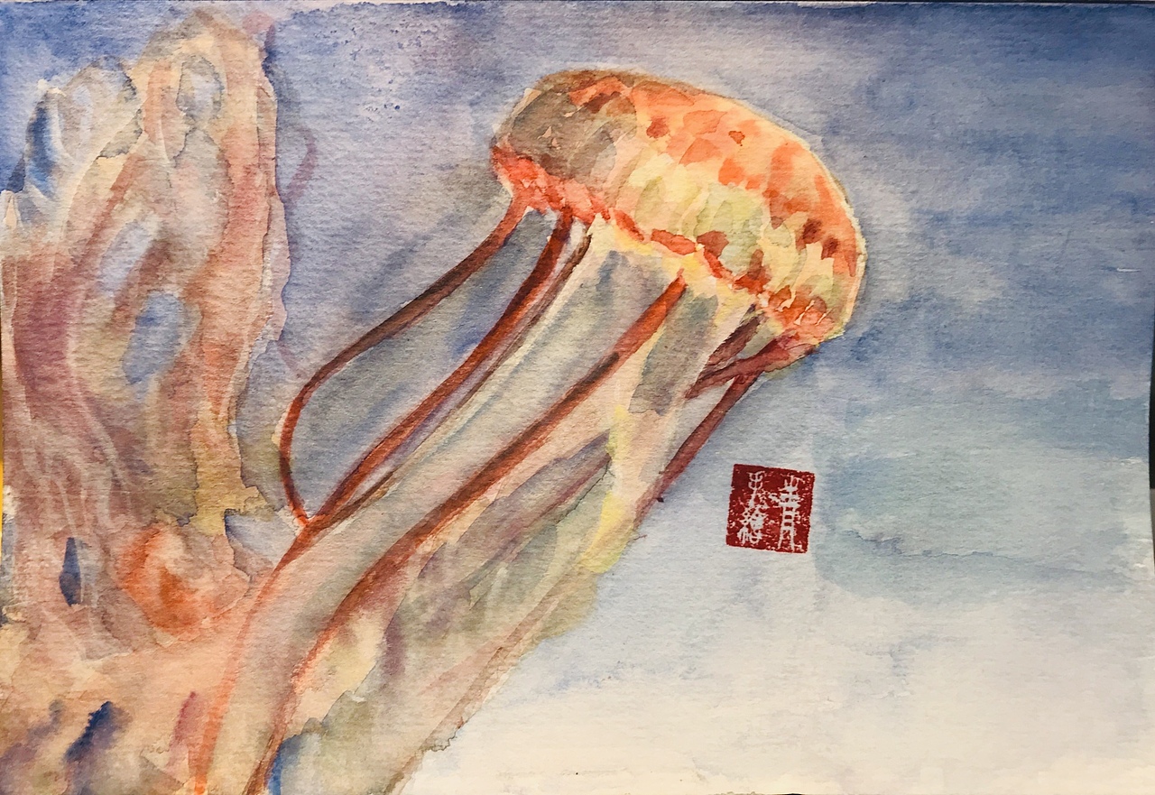 原创水彩插画作品