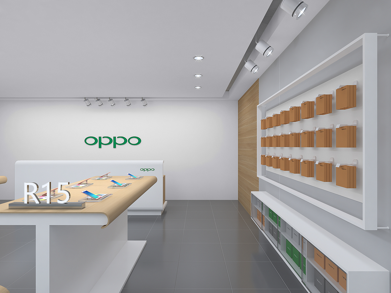 oppo终端门店（图ZMjc3MTI0MTEy） - 商业空间设计 - 站酷设计师ZeroChan2014原创素材 - 站酷ZCOOL
