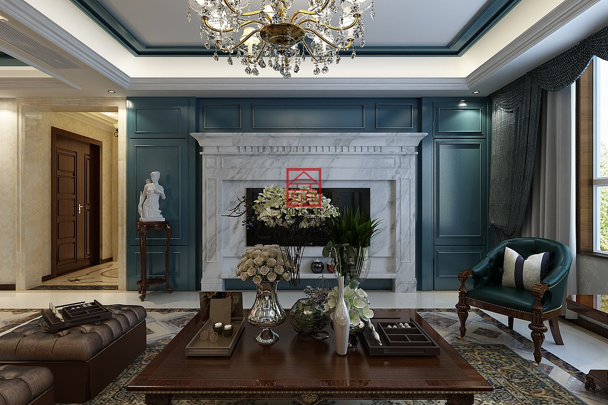 阿尔卡迪亚荣盛城欧式风格装修——金舍装饰