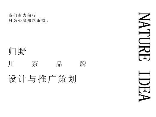 归野川茶品牌设计与推广策划