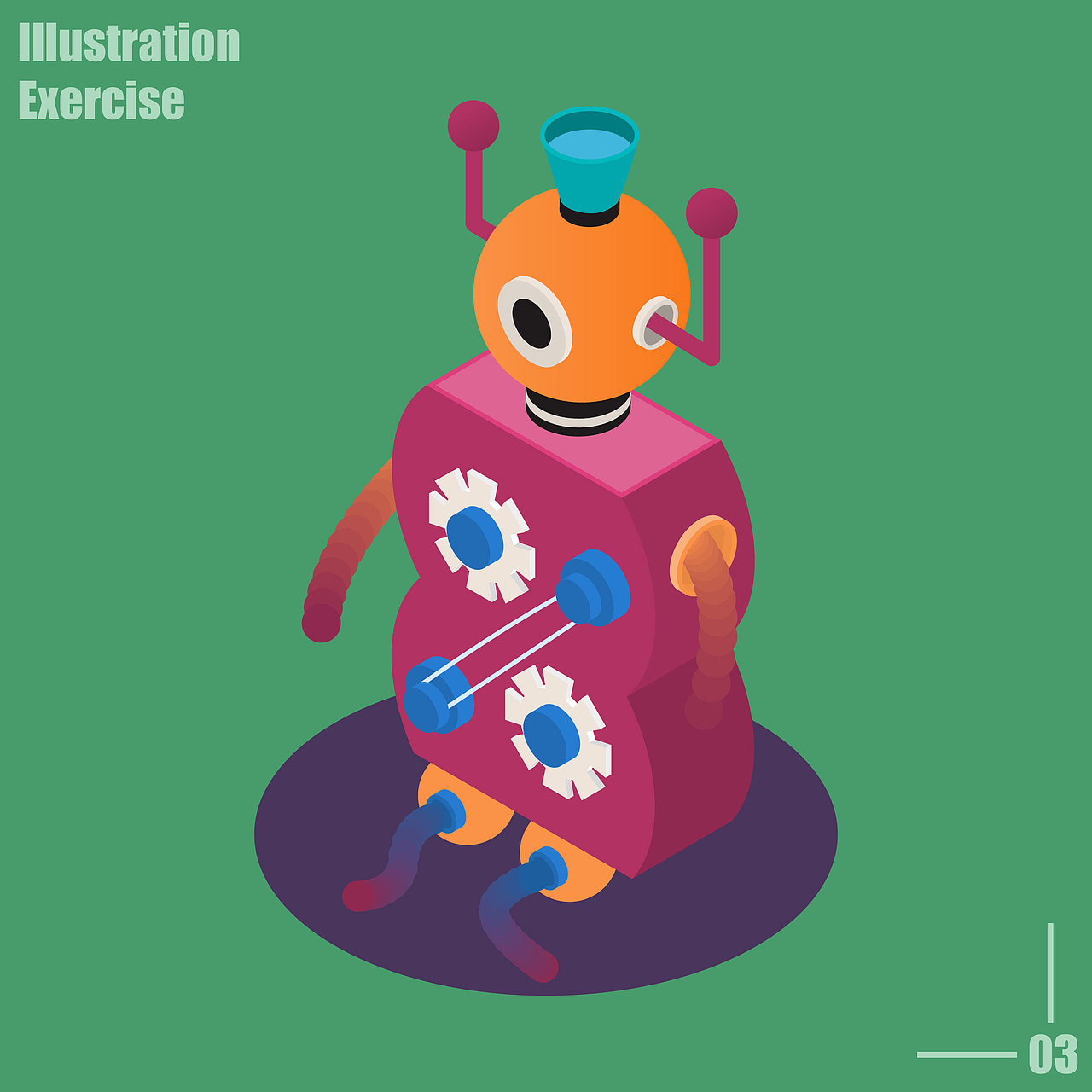 2.5D插畫練習(xí)（圖ZMjI5NDQzNDMy） - 創(chuàng)作習(xí)作 - 站酷設(shè)計(jì)師聰明的左撇子原創(chuàng)素材 - 站酷ZCOOL