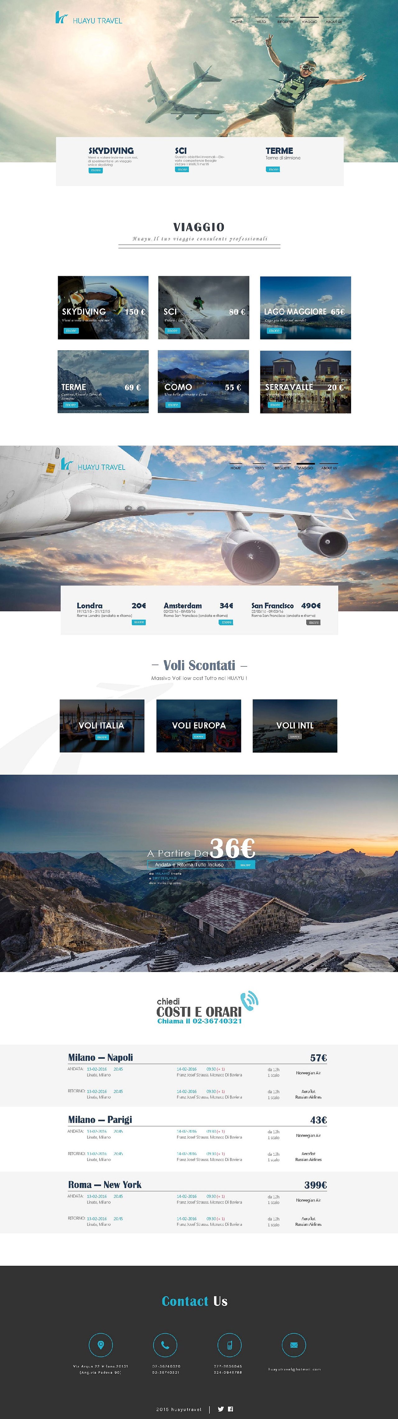 网站设计-HUAYU TRAVEL（图ZNTU1NTEyMjA=） - 企业官网 - 站酷设计师有调品牌设计原创素材 - 站酷ZCOOL