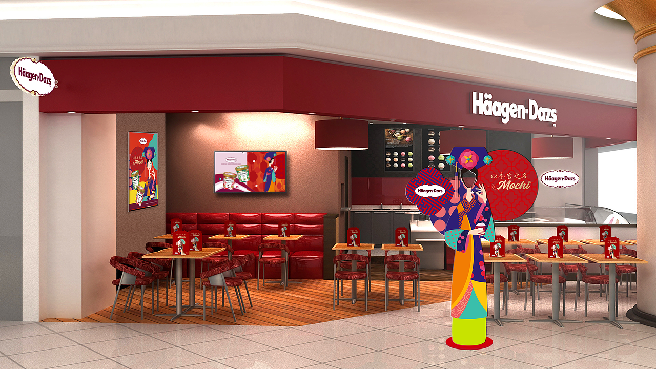 娘娘吉祥x哈根达斯品牌联合营销衍生品设计文创设计