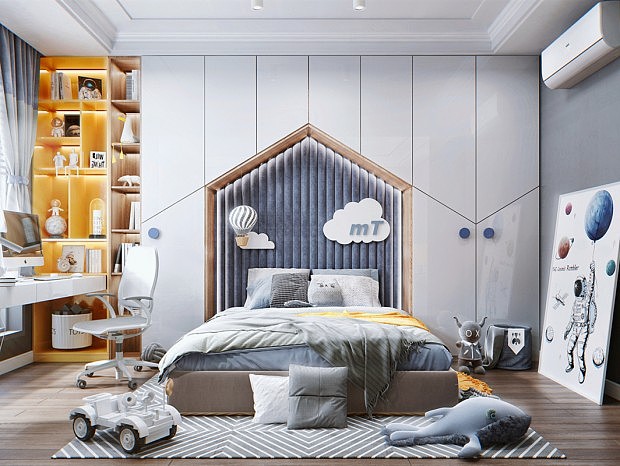 可爱儿童房效果图