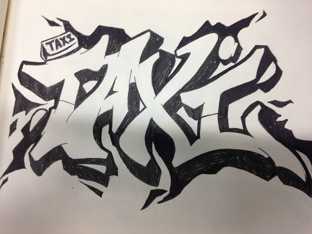 最近涂鸦手稿graffiti(3.20前)