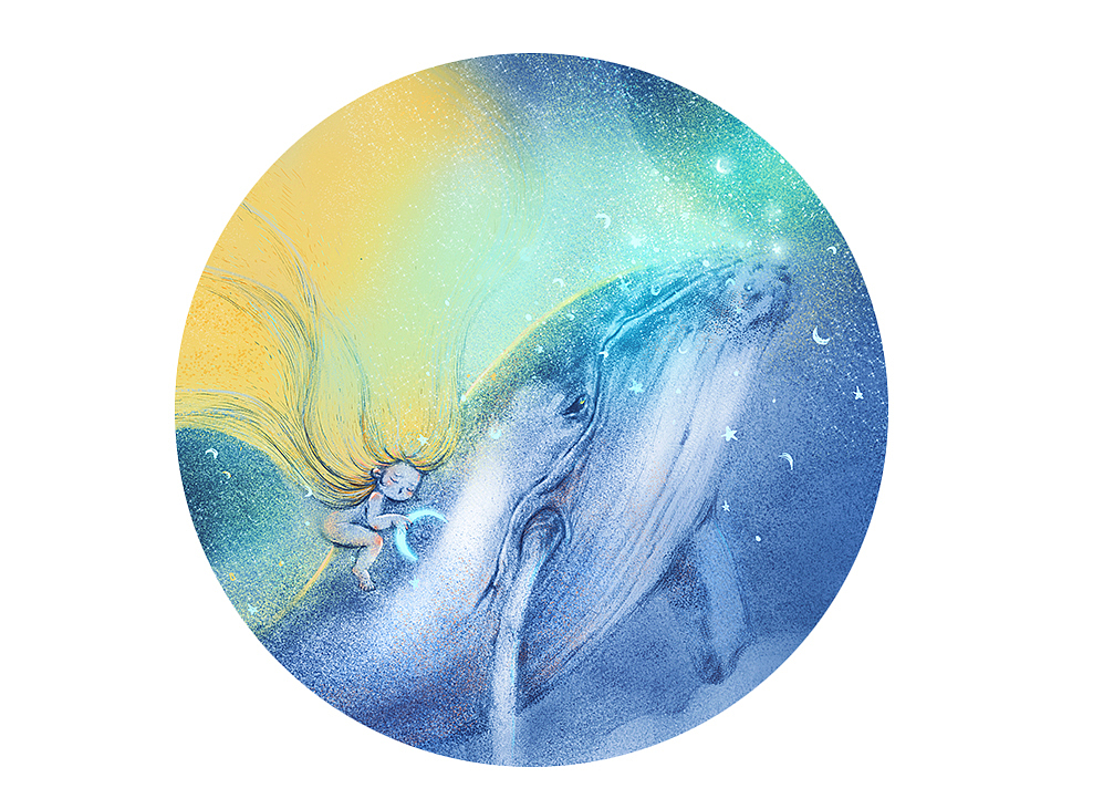 诗写云上-少女与鲸