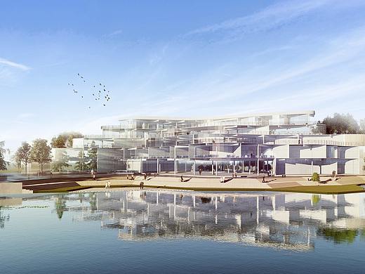 建筑效果图 lumion 加 后期ps