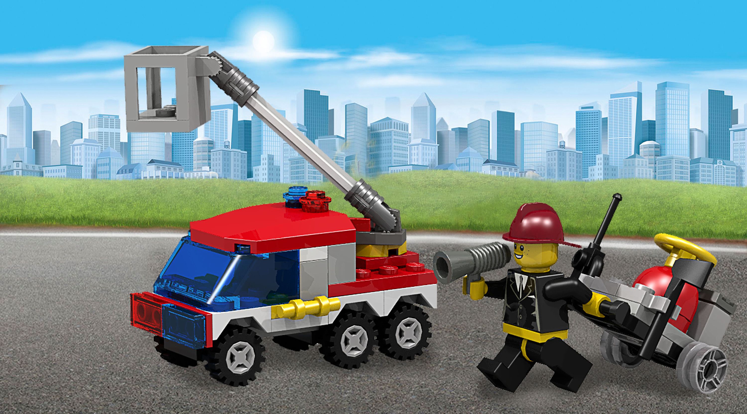 乐高（lego）-60107-1-消防梯车-积木高手-免费图纸说明书下载