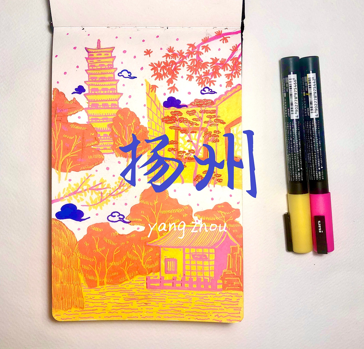 绘画扬州（图ZMTgyNzY0NDI4） - 创作习作 - 站酷设计师原答案原创素材 - 站酷ZCOOL