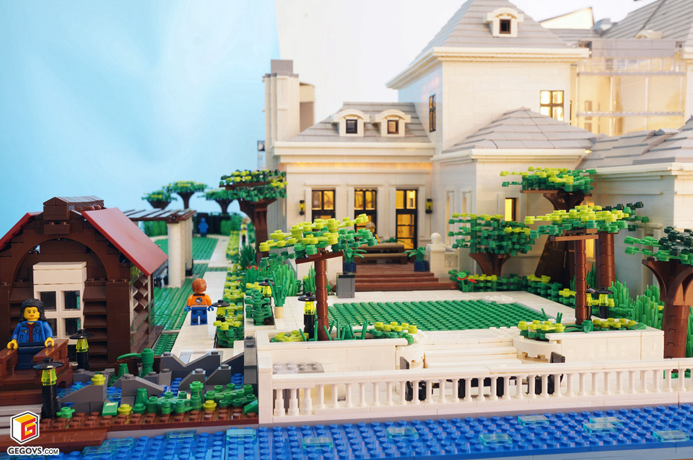 【gegovs】国内最大的单体乐高别墅-花园大别墅