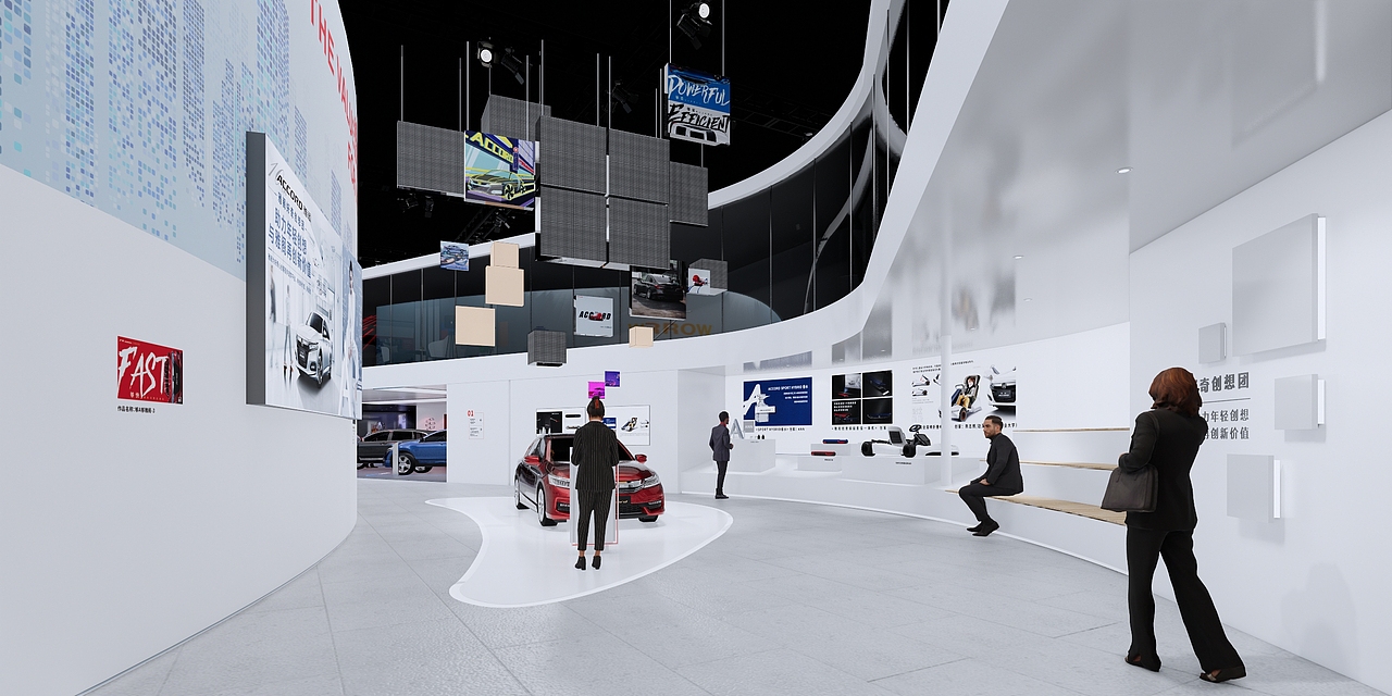 HONDA本田_2020广州车展（图ZMjM2OTI4Mzky） - 其他三维 - 站酷设计师Andy_Kuang原创素材 - 站酷ZCOOL