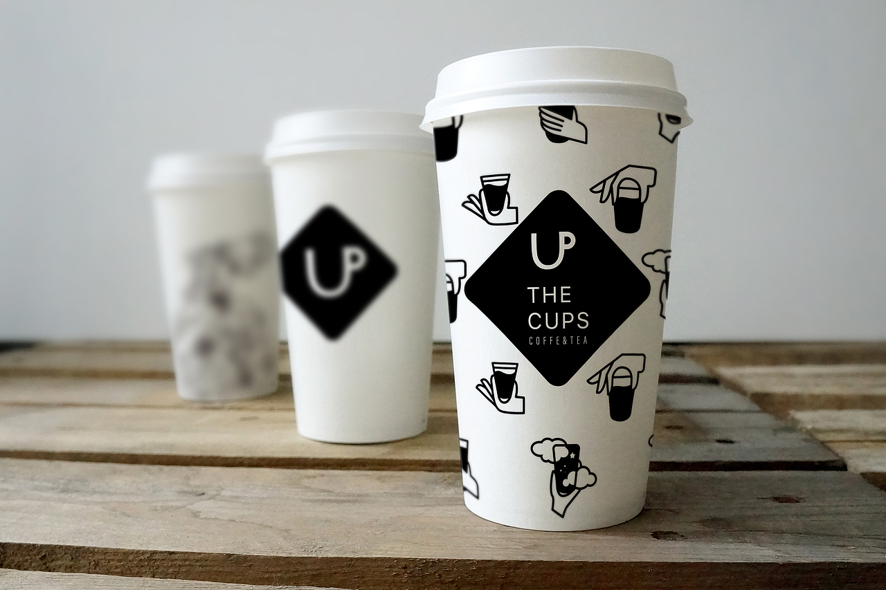 THE CUPS 咖啡品牌logo与包装（图ZMTc4MDA2NTY4） - 品牌 - 站酷设计师力力凹原创素材 - 站酷ZCOOL