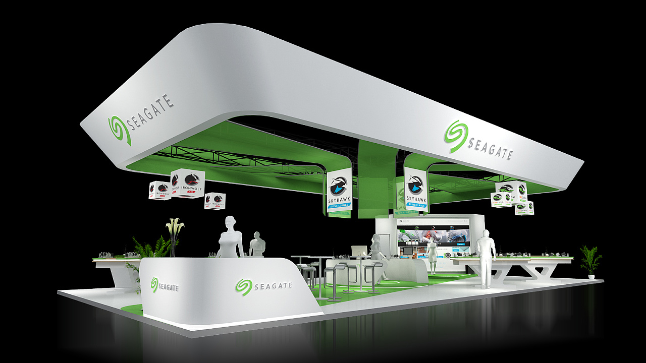 北京安博会希捷展台