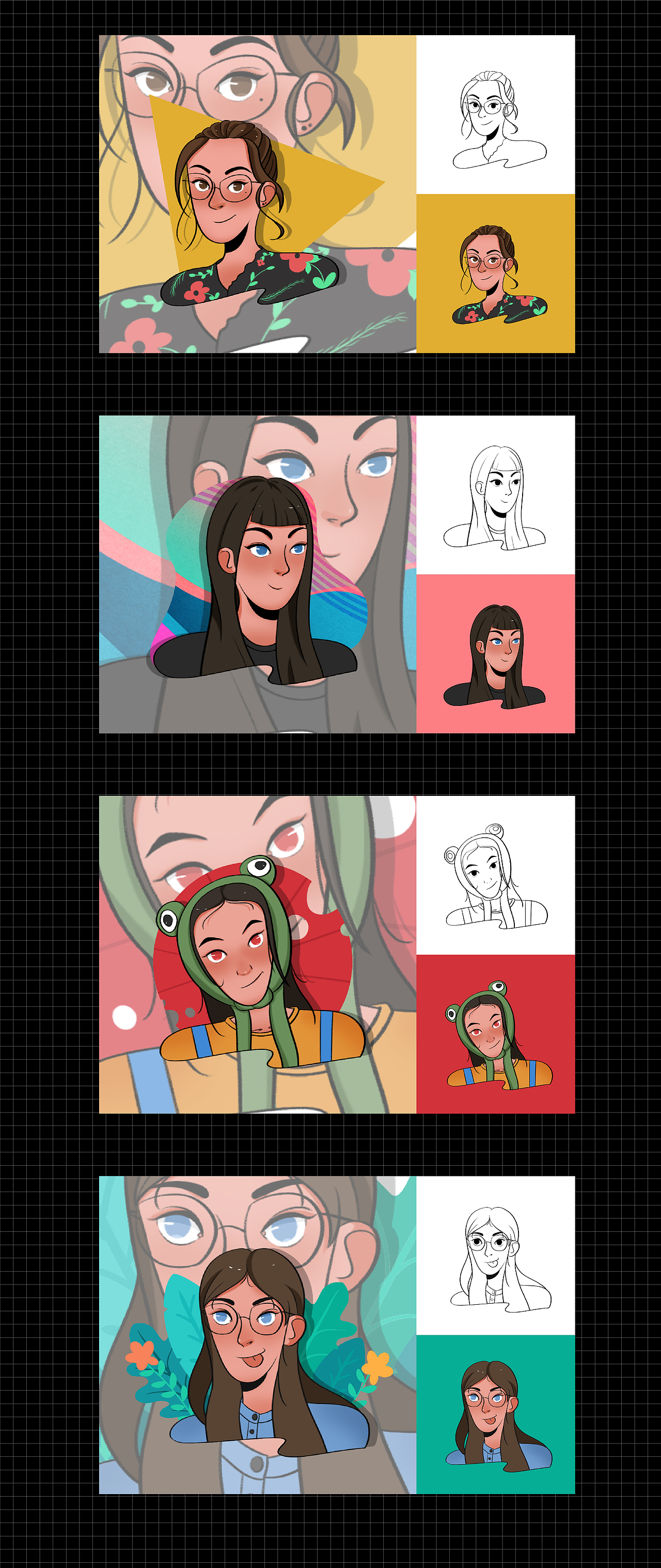 画朋友第二弹（图ZMjE3Mzk4MDky） - 创作习作 - 站酷设计师十目一行原创素材 - 站酷ZCOOL