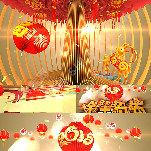 2015年春节晚会开场视频（图ZMjQwMTU2Njg=） - 栏目片头 - 站酷设计师静者为王原创素材 - 站酷ZCOOL