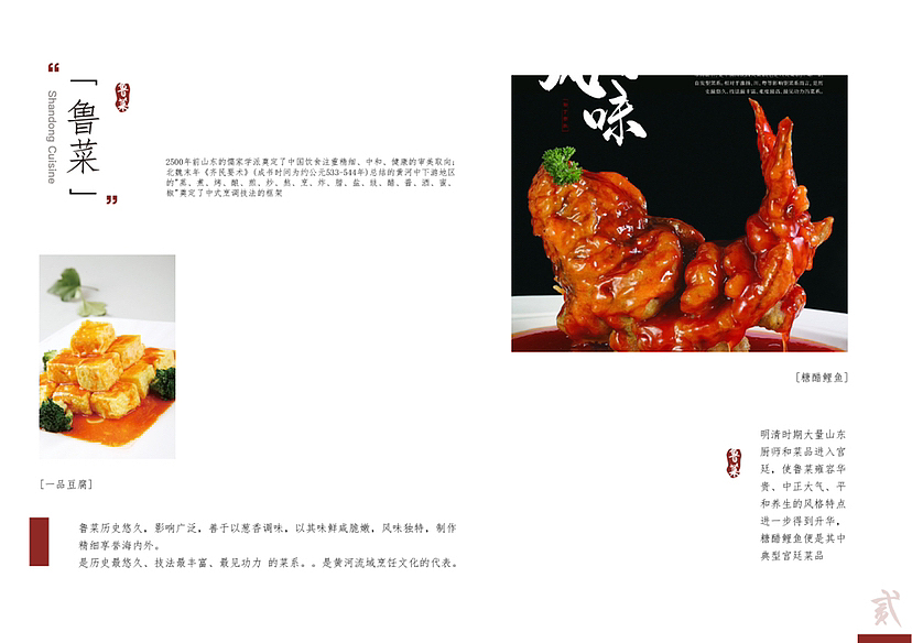 《中国八大菜系》(画册设计)