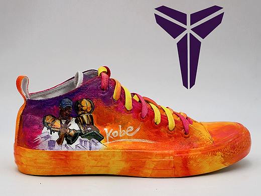 纪念科比中帮帆布鞋高级定制