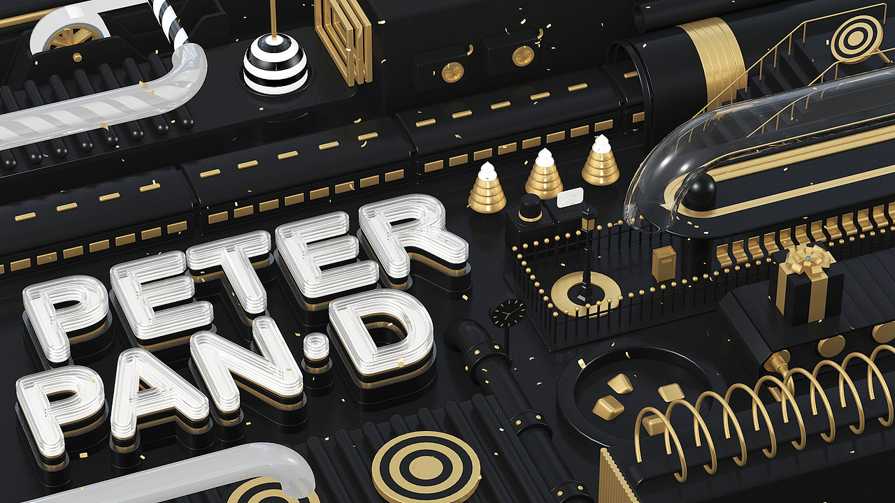 C4D 平面练习