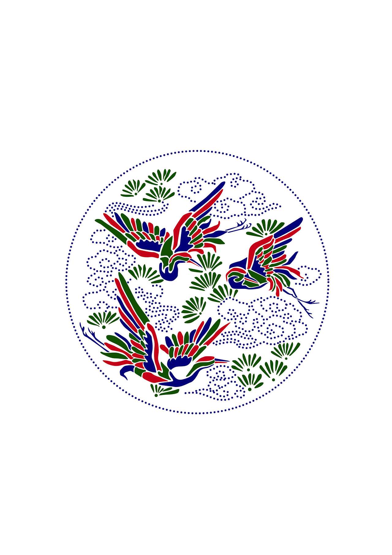 魏县传统花布印染工艺图案再生设计