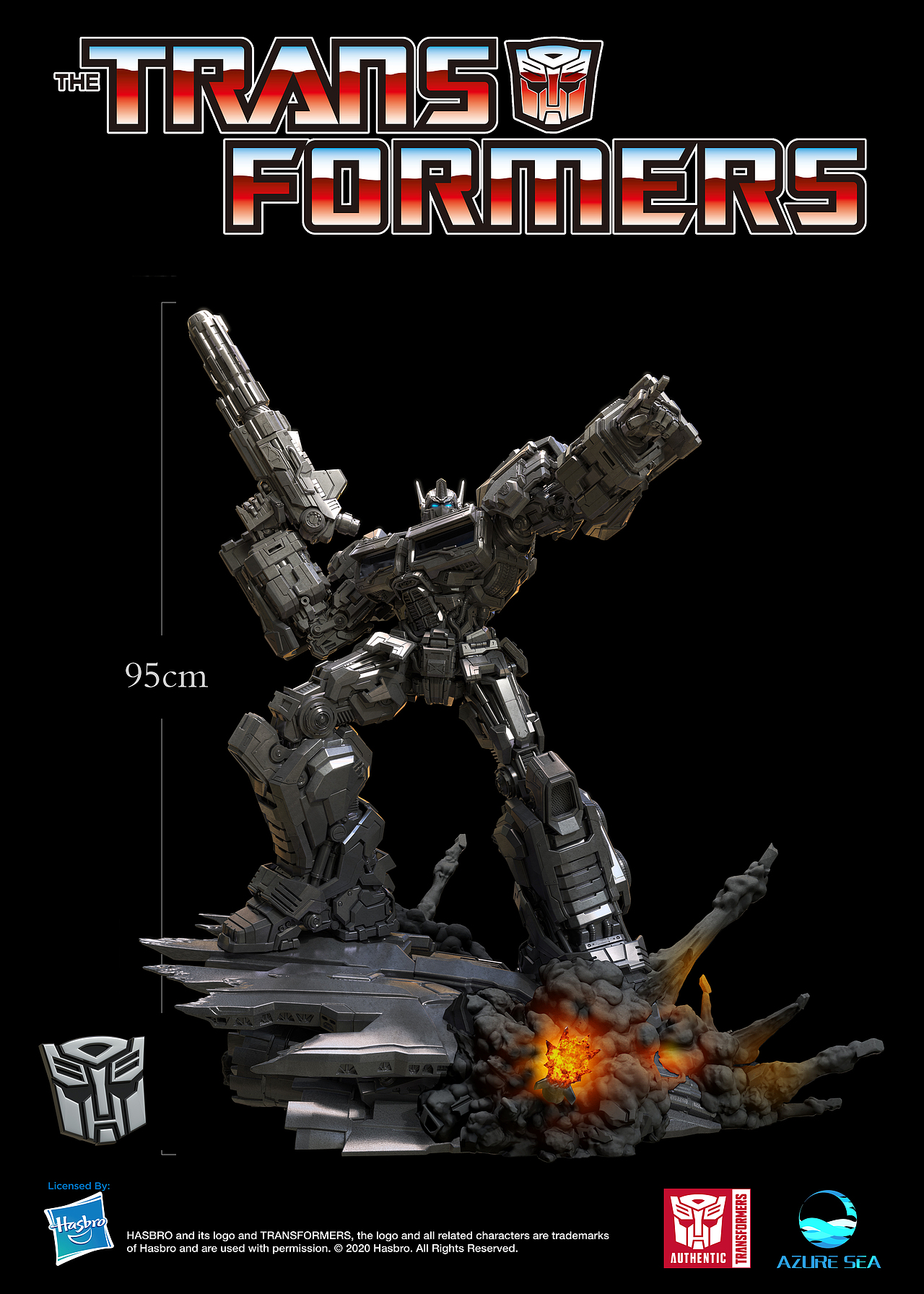 汽车人，出发！正版擎天柱雕像！（图ZMjEyMjgyOTE2） - 玩具 - 站酷设计师AzureSeaStudio原创素材 - 站酷ZCOOL