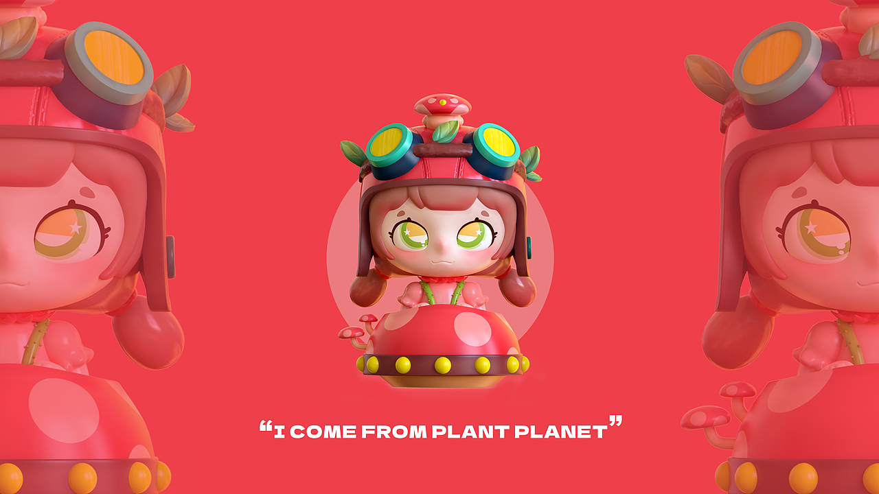 【Pappu x Mooking】星球异想（图ZMjYxNDE4MjI0） - IP形象 - 站酷设计师建模机器MK原创素材 - 站酷ZCOOL
