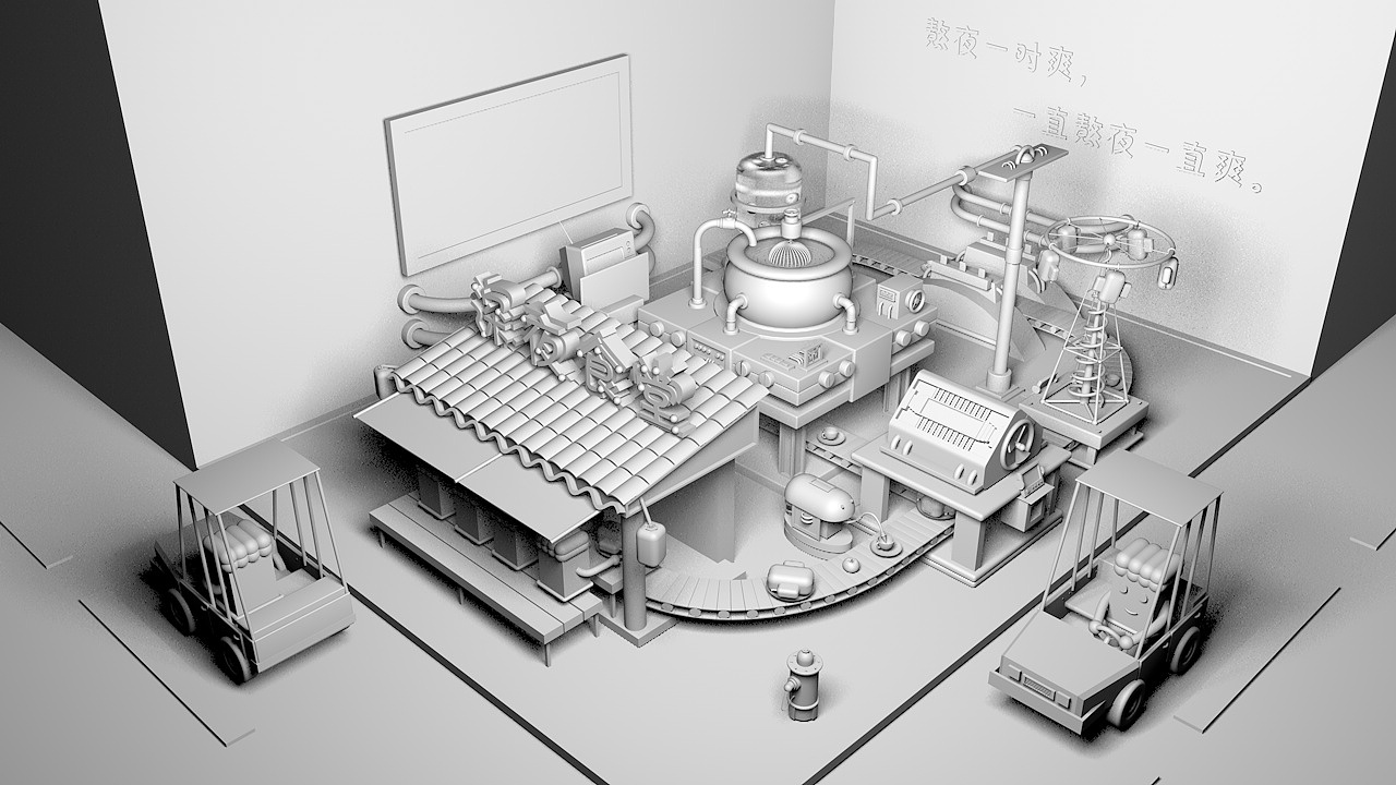 深夜食堂-c4d练习