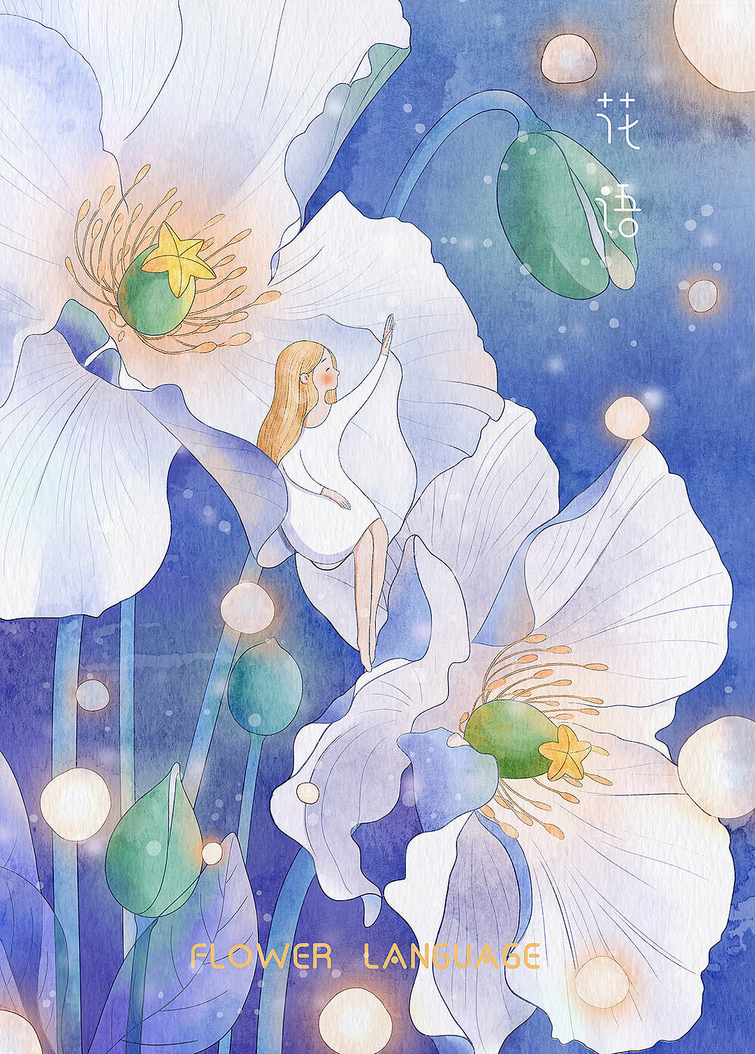 花语系列插画