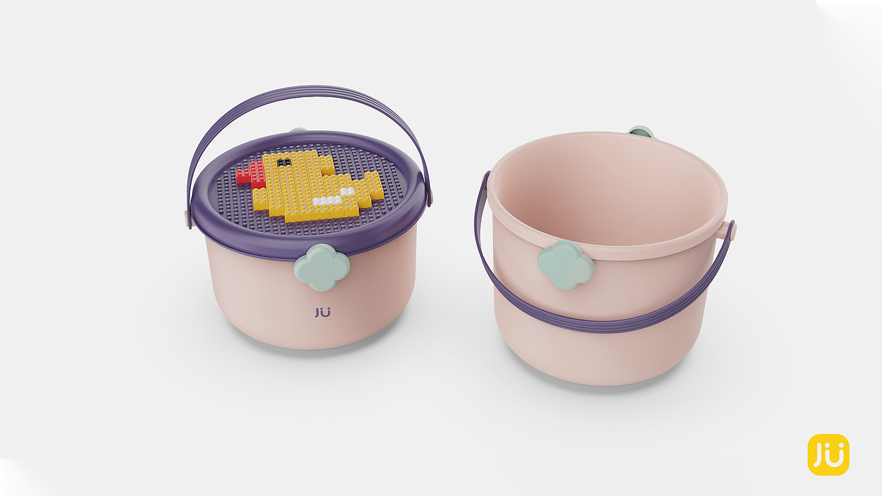 加思幼品:玩具收纳桶-原创设计