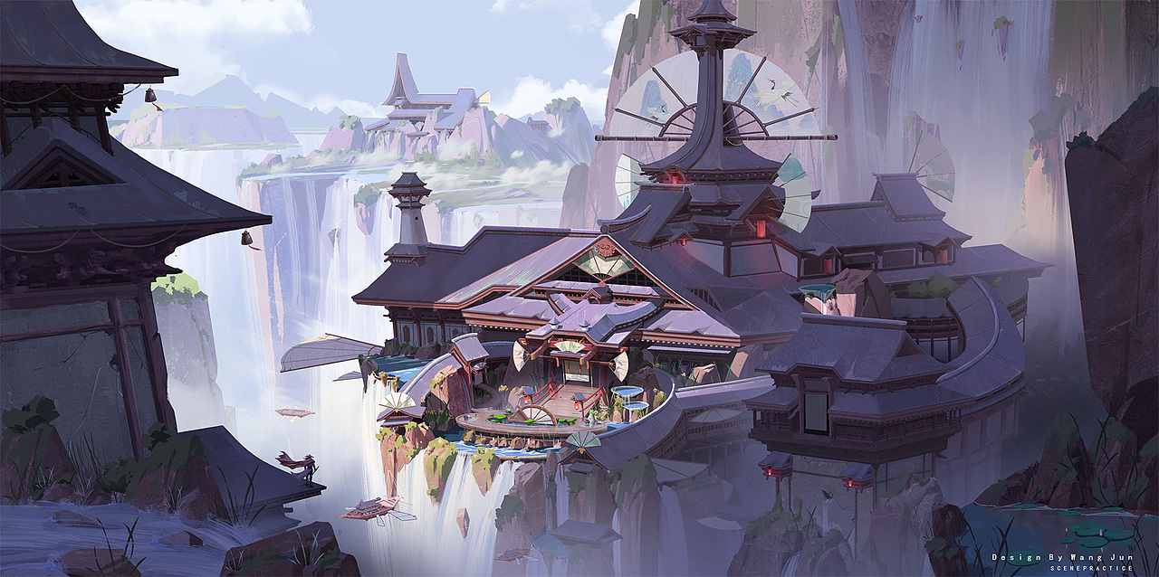 气氛场景练习|插画|游戏原画|俊王兄_原创作品-站酷zcool