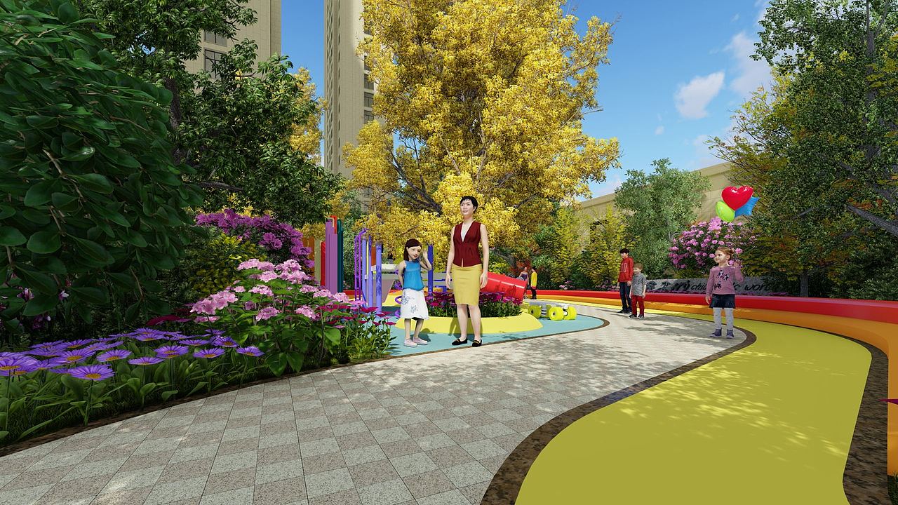 XX售楼部样板示范区景观设计