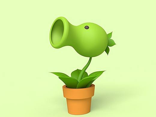 【C4D教程】经典植物C4D建模复刻