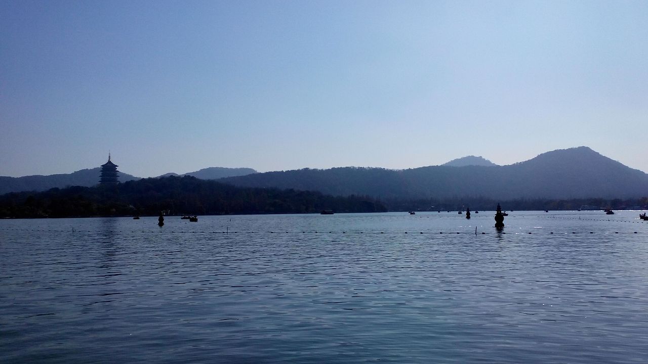 一月西湖风景(拍摄装备:联想S820智能手机)