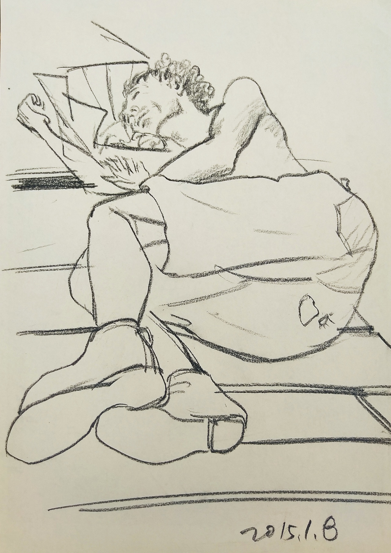 阿杜手绘速写练习作品有临摹大师有写生