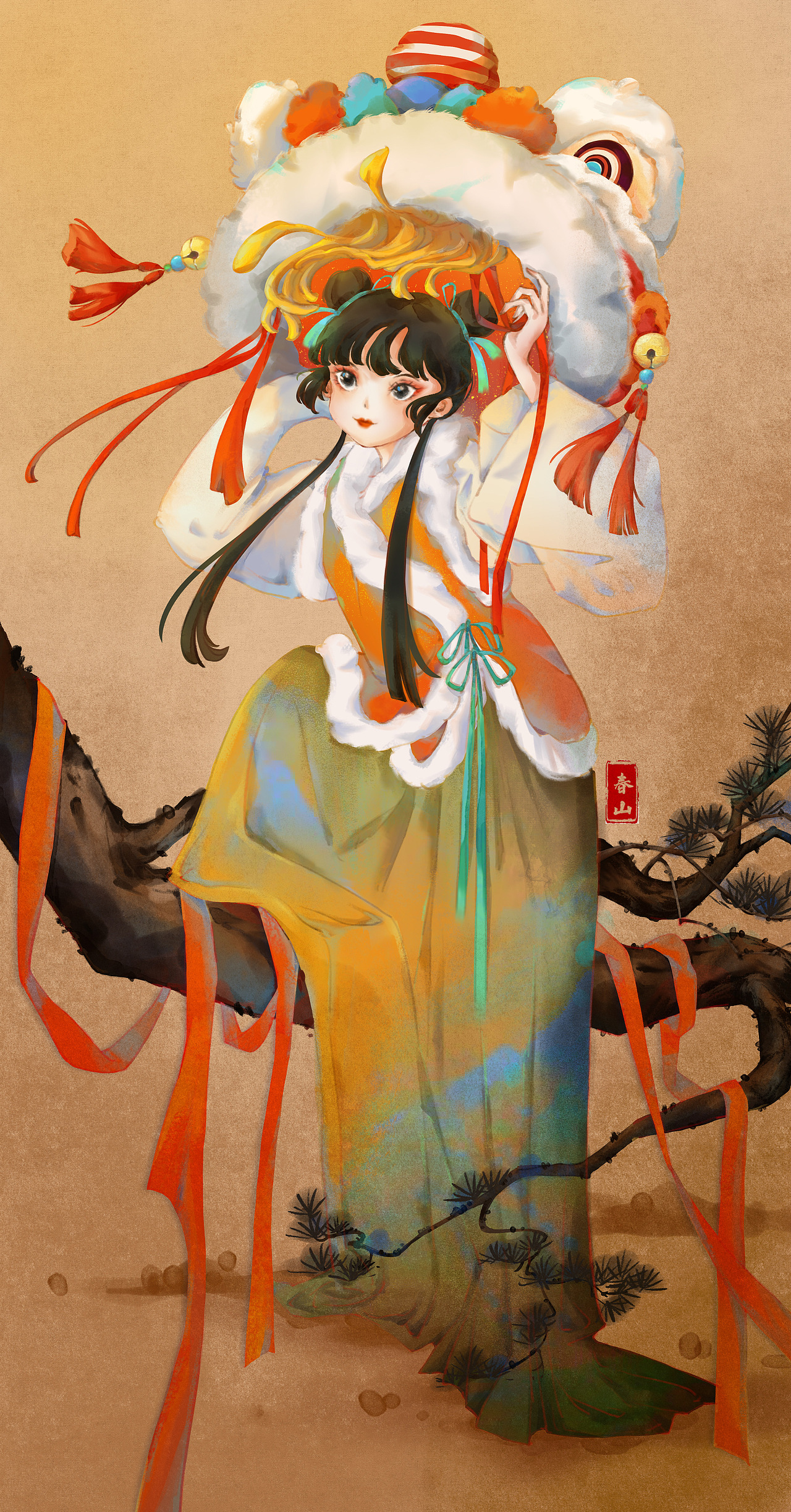 虎年贺图~虎虎生风