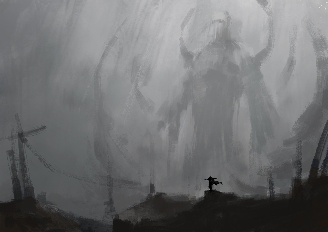 灰色調(diào)練習(xí)（圖ZODA5MTg5Mjg=） - 游戲原畫(huà) - 站酷設(shè)計(jì)師iDnoa原創(chuàng)素材 - 站酷ZCOOL