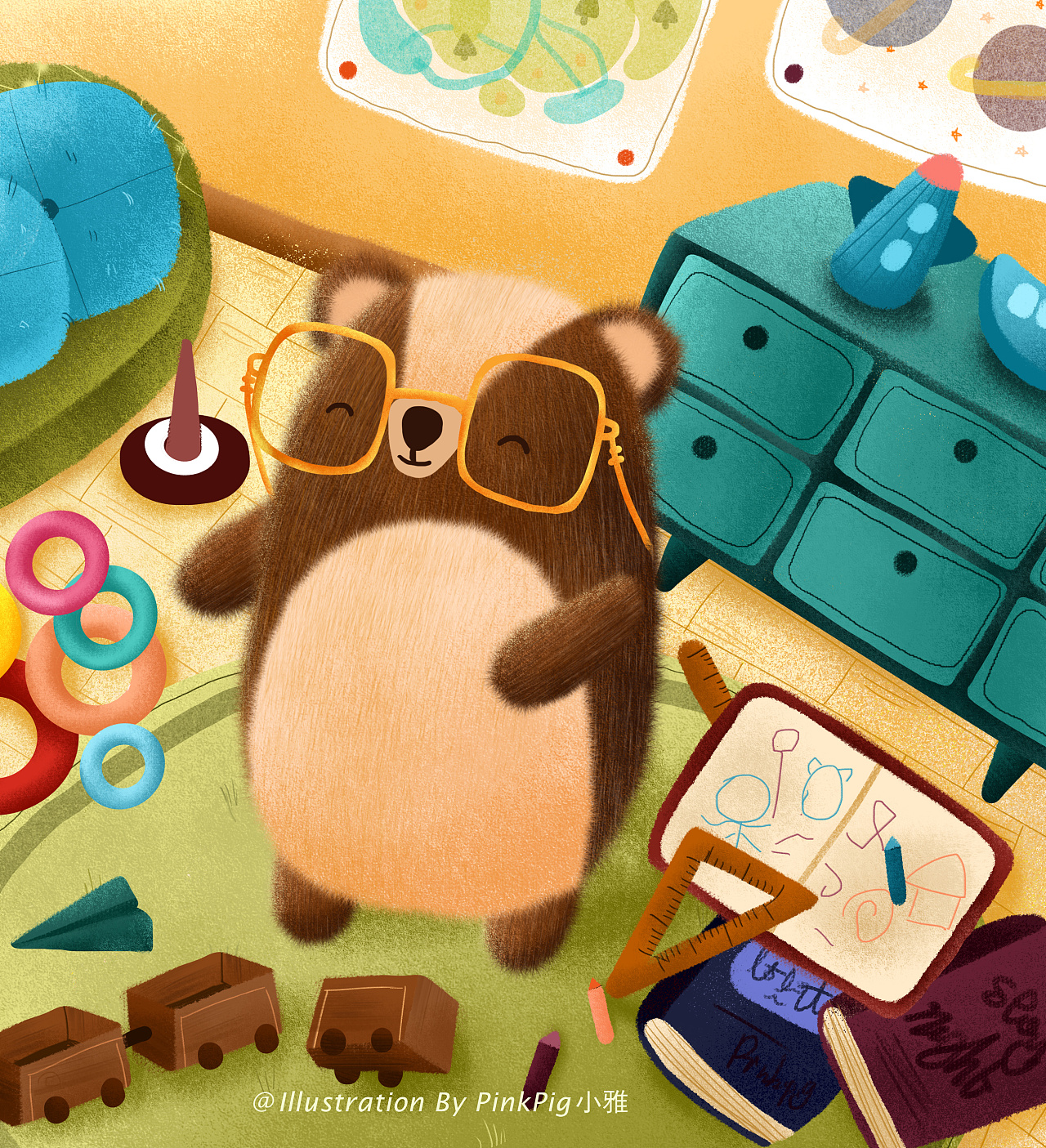 小熊熊系列-温暖的房子