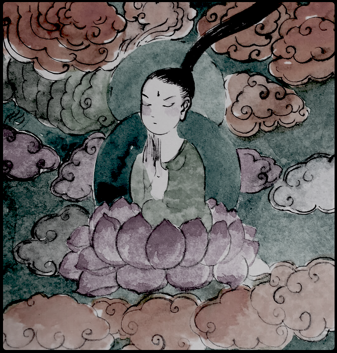 极乐世界-莲花化生童子