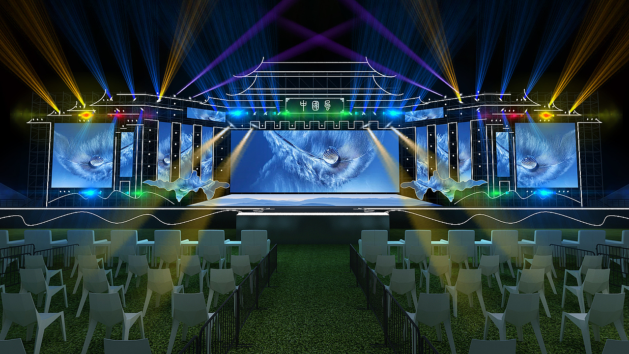 演唱会活动舞美|空间|舞台美术|蓝体全案策划设计_原创作品-站酷zcool