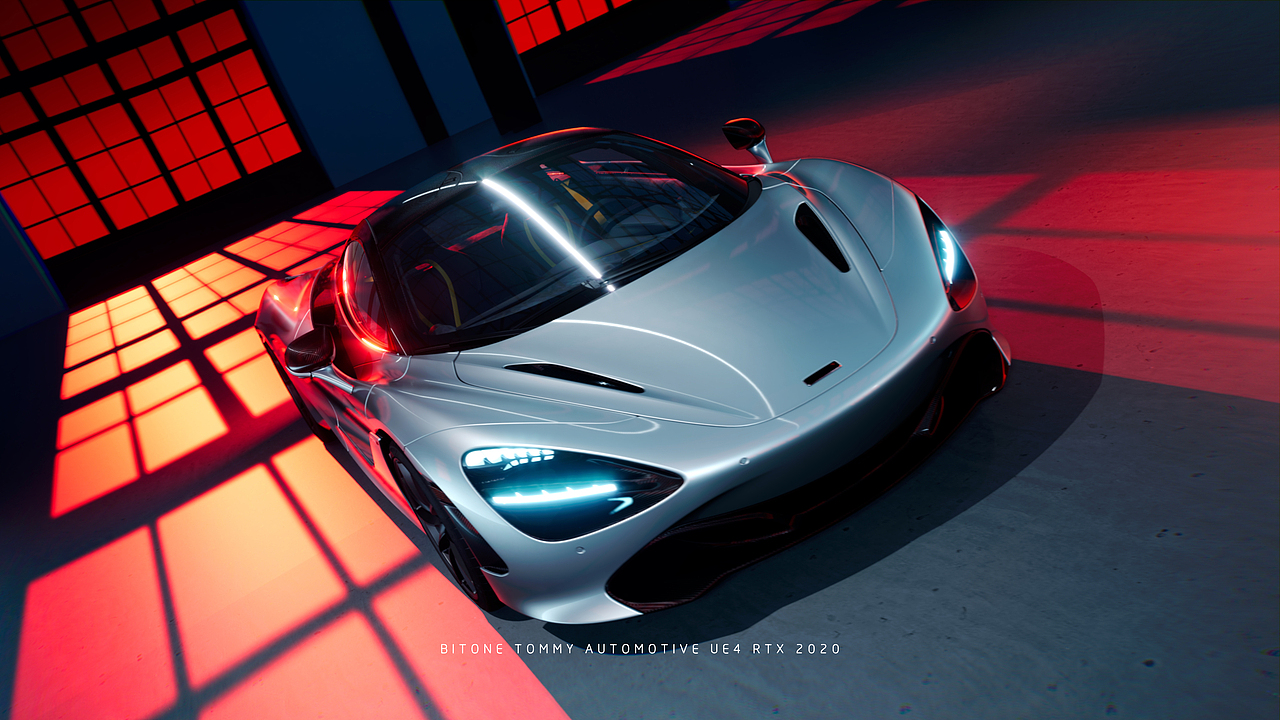 Mclaren 720s UE4 Raytracing