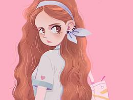 sweet girl临摹习作