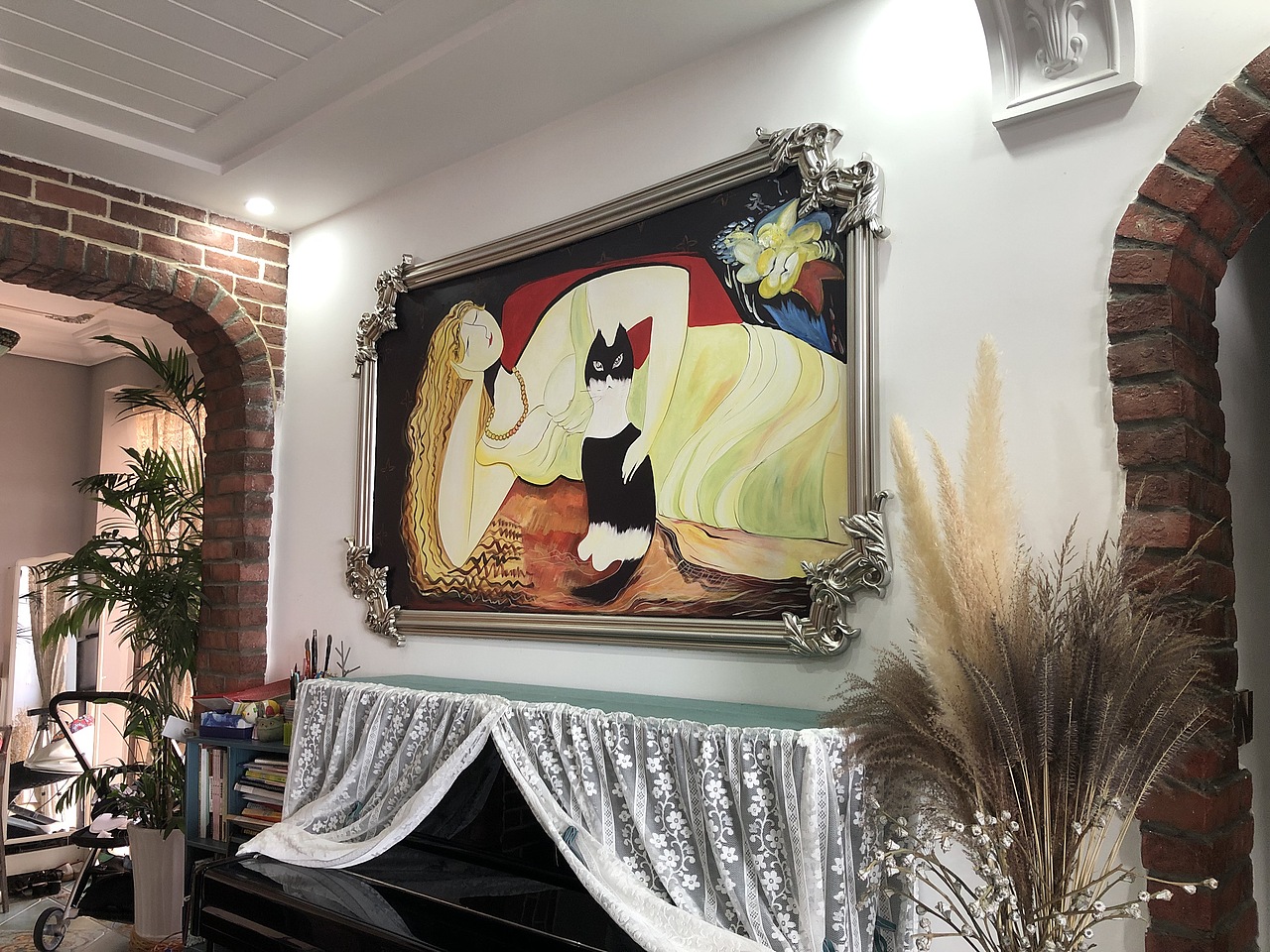 家装壁画电视沙发背景墙绘。贵阳墙绘、贵州墙绘