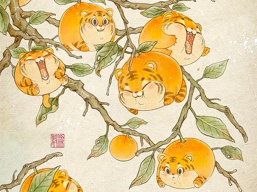 虎桔国风插画系列（一）