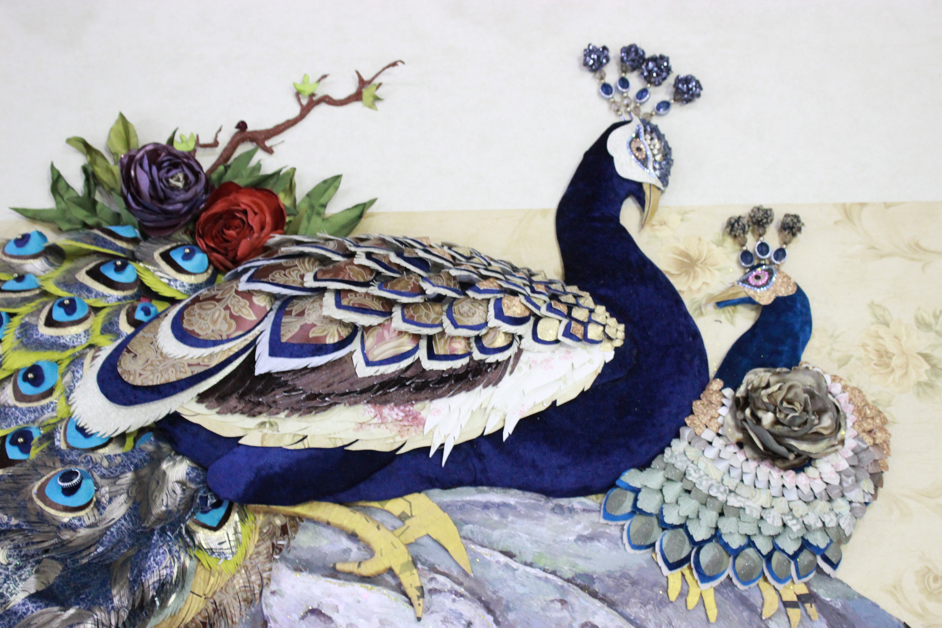孔雀|手工艺|工艺品设计|辰柒 - 原创作品 - 站酷 (zcool)