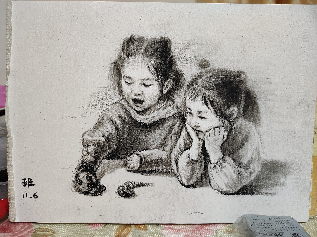 小朋友速写（图ZMTgzNjY4Nzk2） - 绘画 - 站酷设计师冰同学原创素材 - 站酷ZCOOL