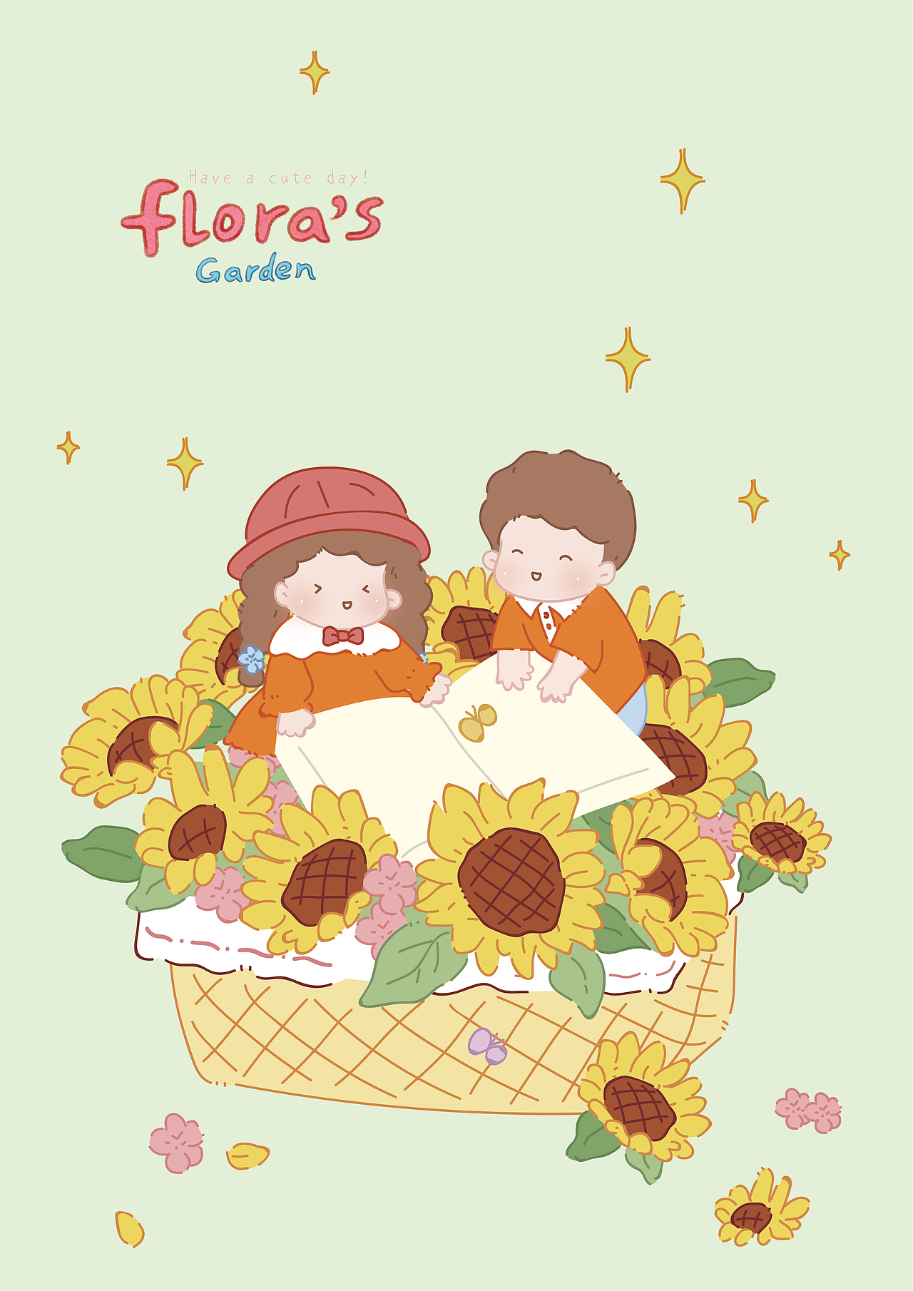 之桃与以蓝（图ZMjg2ODgzNTIw） - 艺术插画 - 站酷设计师小咸鱼画手原创素材 - 站酷ZCOOL