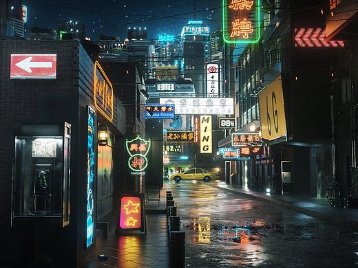 霓虹·街道